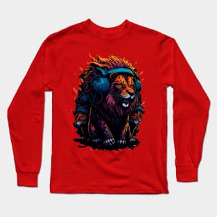 Lion Family Groove Long Sleeve T-Shirt